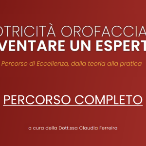 AF Motricità Orofacciale - Percorso Completo Asincrono